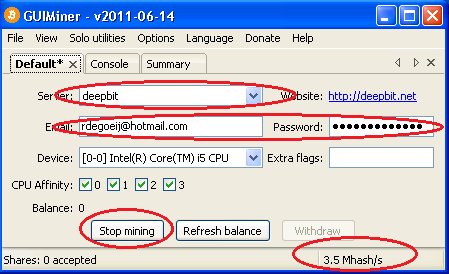 startmining