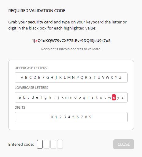 ledger-wallet-sendcode