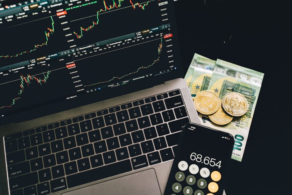 traden bitcoin geld